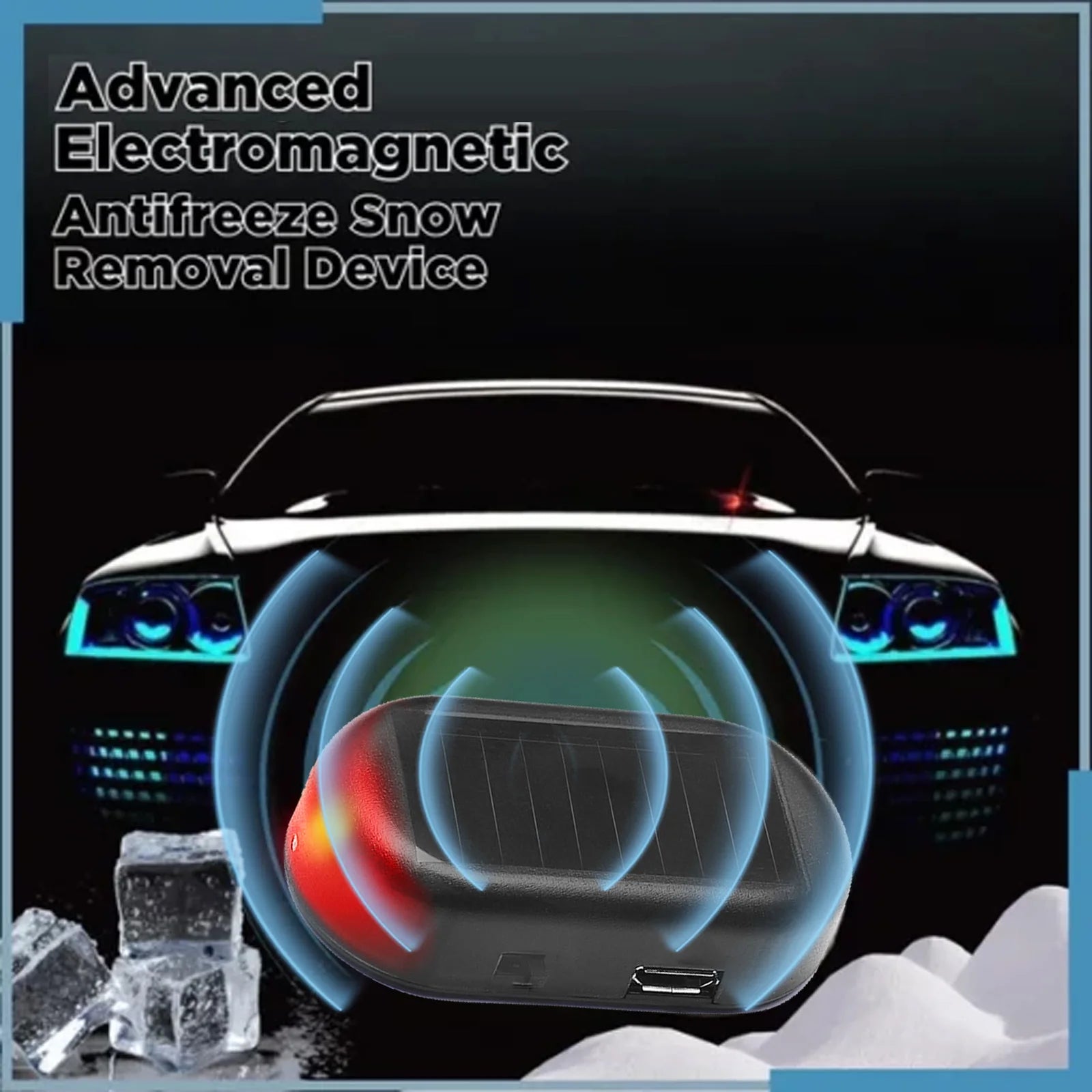 Car Windshield Snow Cover - Magnetic Anti-Ice Winter Frost Protection Shield