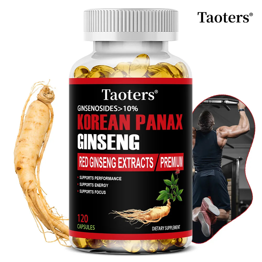 Korean Red Ginseng Supplement - Energy, Vitality & Mental Performance Boost