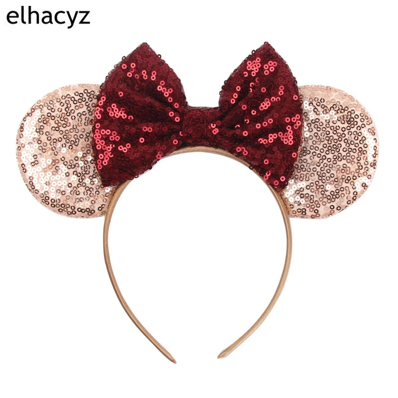 Disney Minnie Mouse Ear Hairband – Princess Party Gift for Girls & Disney Fans