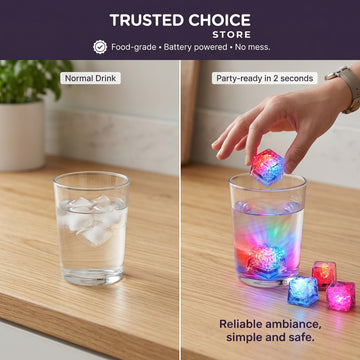 Colorful LED Light Ice