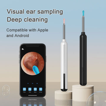 Ear Cleaner with Camera – 1080P HD WiFi Earwax Removal Kit with 6 Silicone Scoops