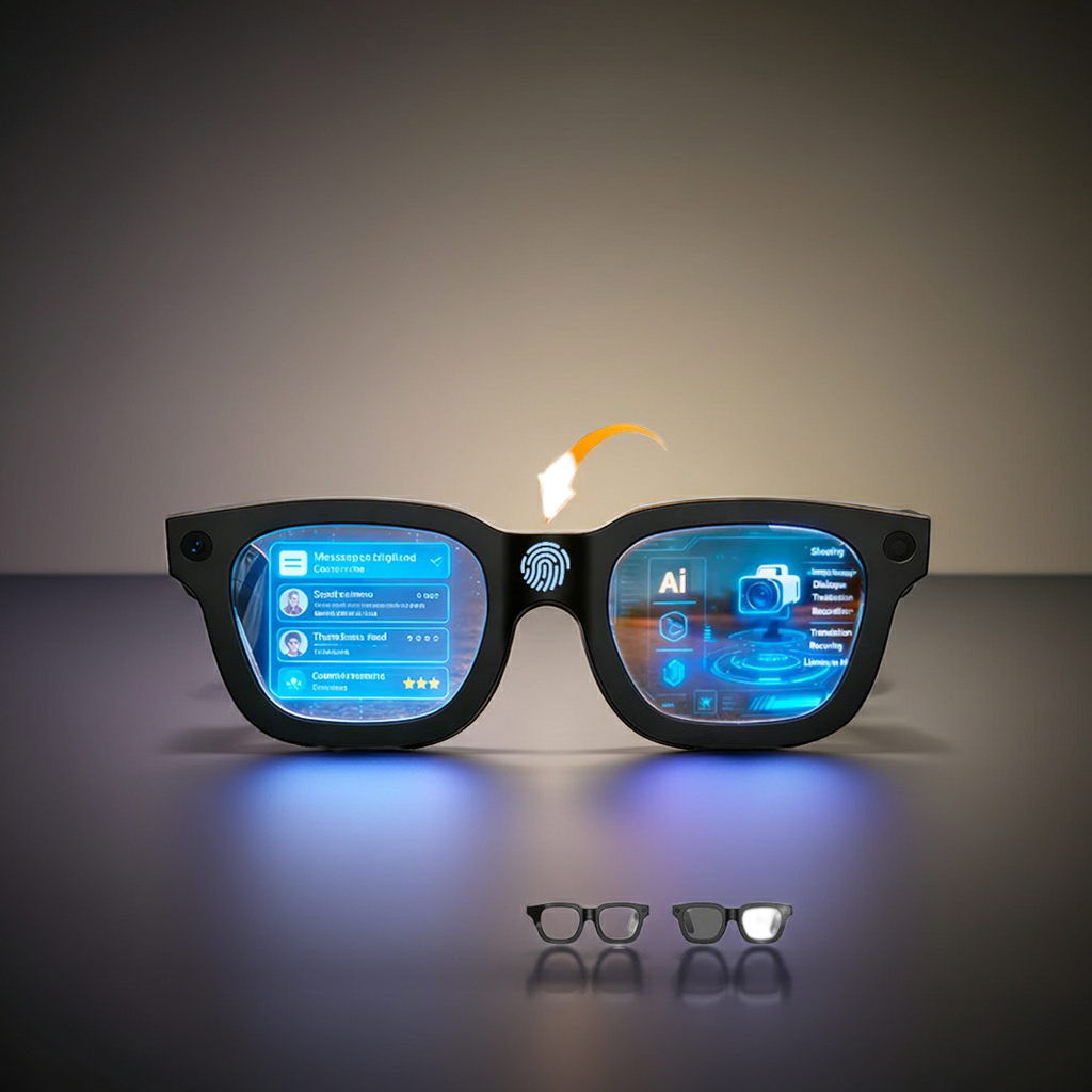 2026 Smart Glasses - AI Translation, HD Camera, Photochromic Lenses, Bluetooth Calls & Music