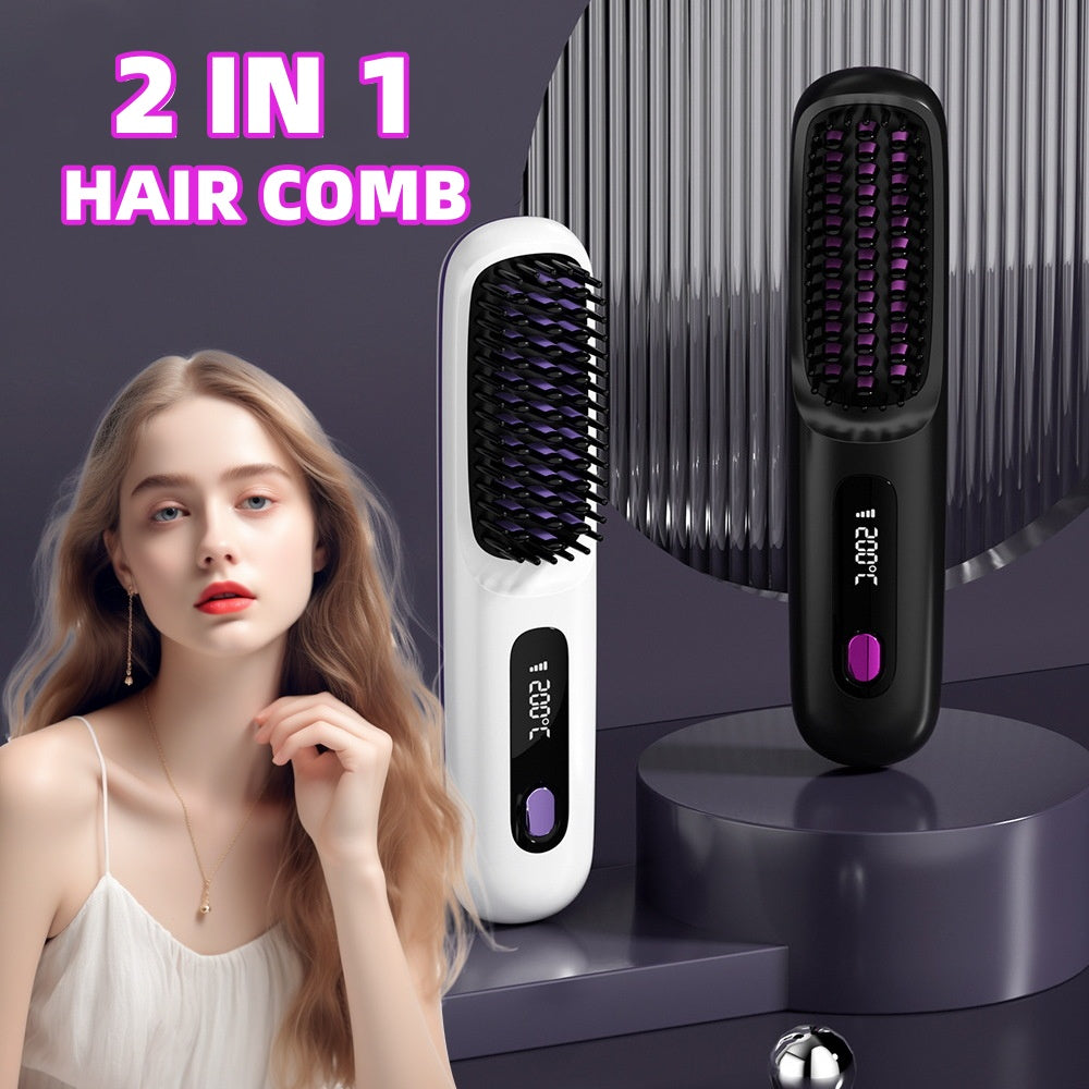 2‑in‑1 Hairbrush – Buy 1 Brush, Get 1 Cap FREE