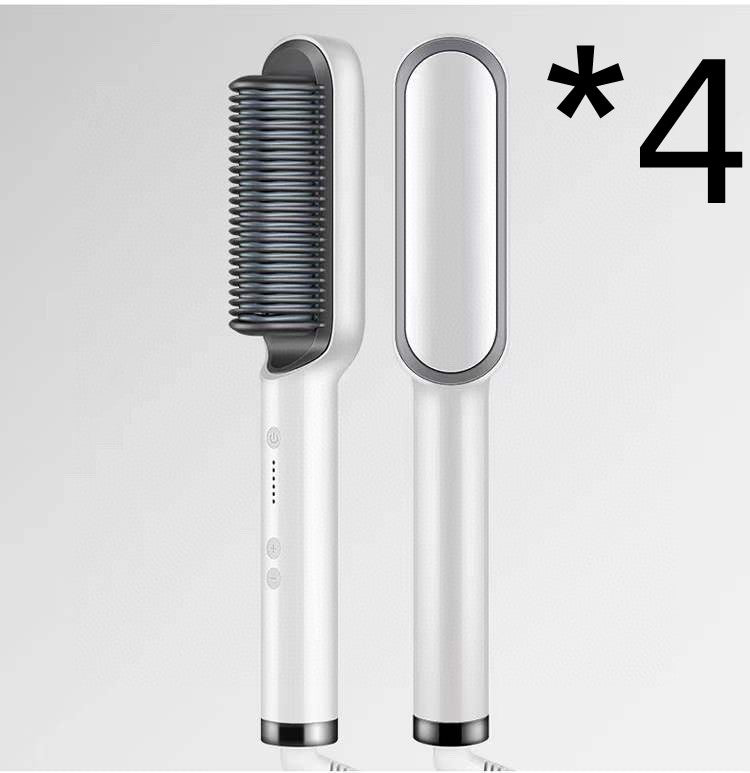2-in-1 Hair Straightener & Curling Comb – Negative Ion, 10 Heat Settings