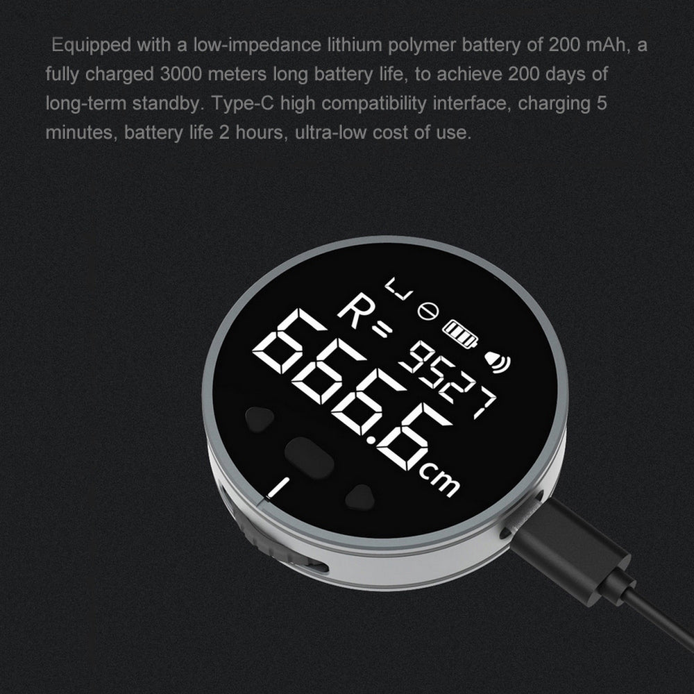 Mini Digital Electronic Measuring Ruler – Portable LCD Tape Measure up to 99M (1 or 2 Pack)