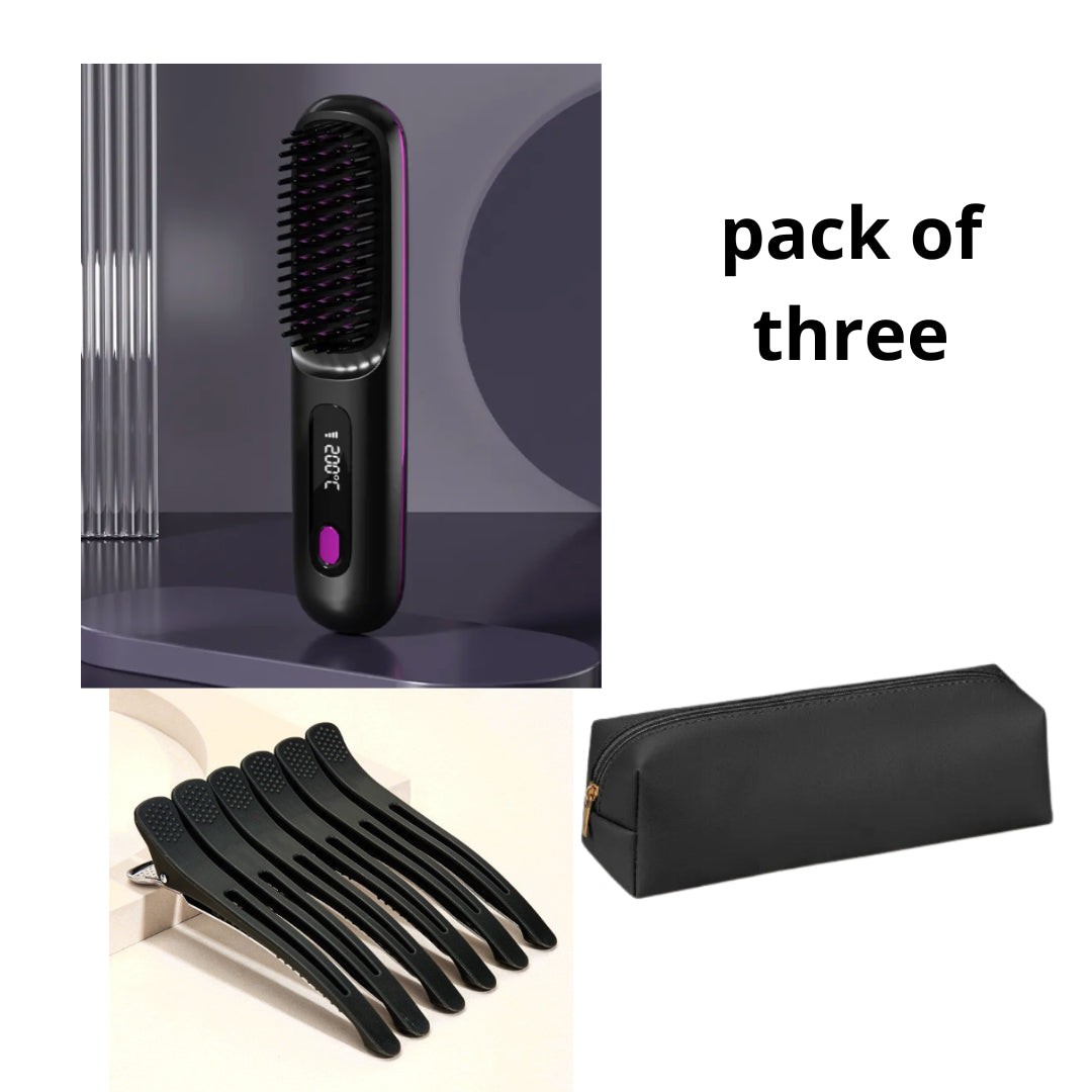 2‑in‑1 Hairbrush – Buy 1 Brush, Get 1 Cap FREE